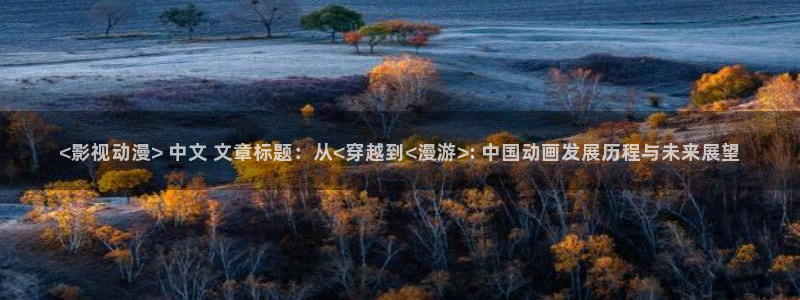omofun网页：<影视动漫> 中文 文章标题：从<穿越到<漫游>: 中国动画发展历程与未来展望